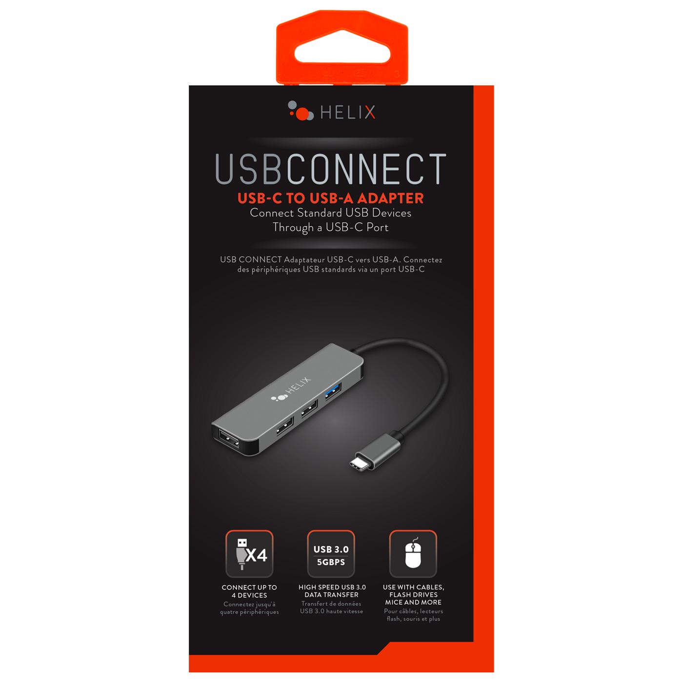 Helix USB-C to USB-A Adapter; image 1 of 3