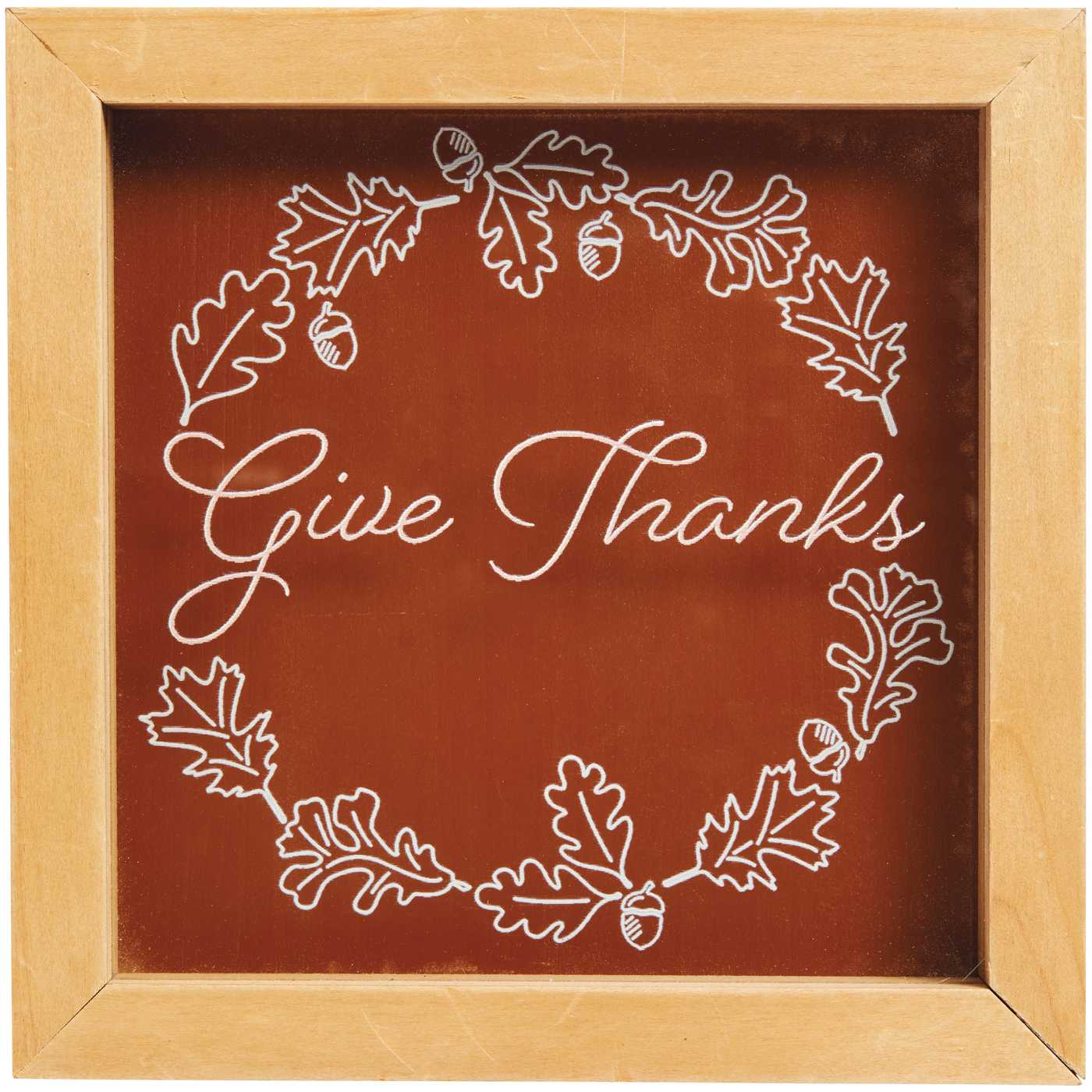 Destination Holiday Thanksgiving Give Thanks Shadowbox; image 1 of 2