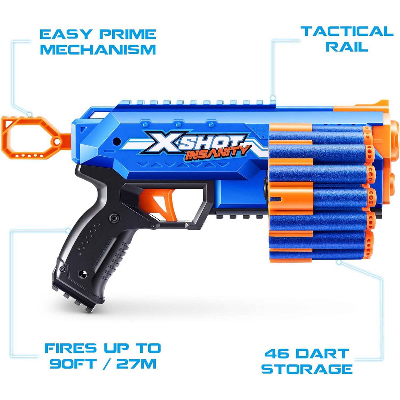 Zuru X-Shot Insanity Manic Dart Blaster; image 3 of 5