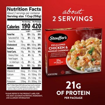 Stouffer's Escalloped Chicken & Noodles Casserole Frozen Meal