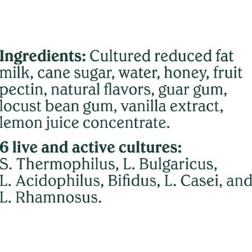 Chobani Honey Vanilla Greek Yogurt 