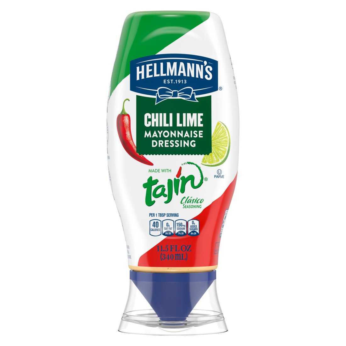Hellmann's Tajin Chili Lime Mayonnaise Dressing Squeeze Bottle Shop