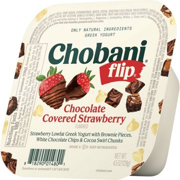 Chobani Flip Low-Fat Greek Yogurt  - Chocolate Covered Strawberry, 4.5 oz