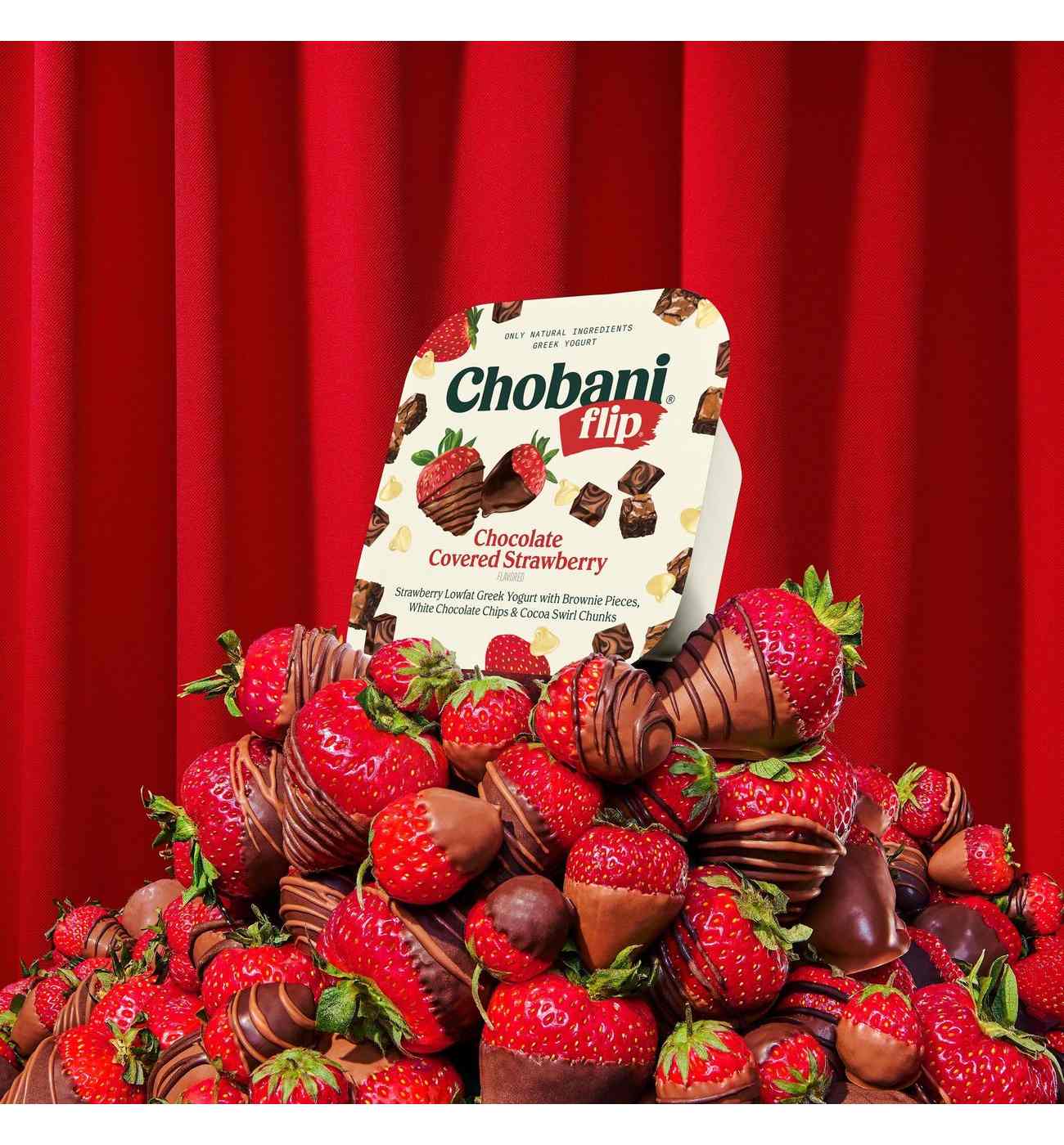 Chobani Flip Low-Fat Greek Yogurt  - Chocolate Covered Strawberry; image 5 of 5