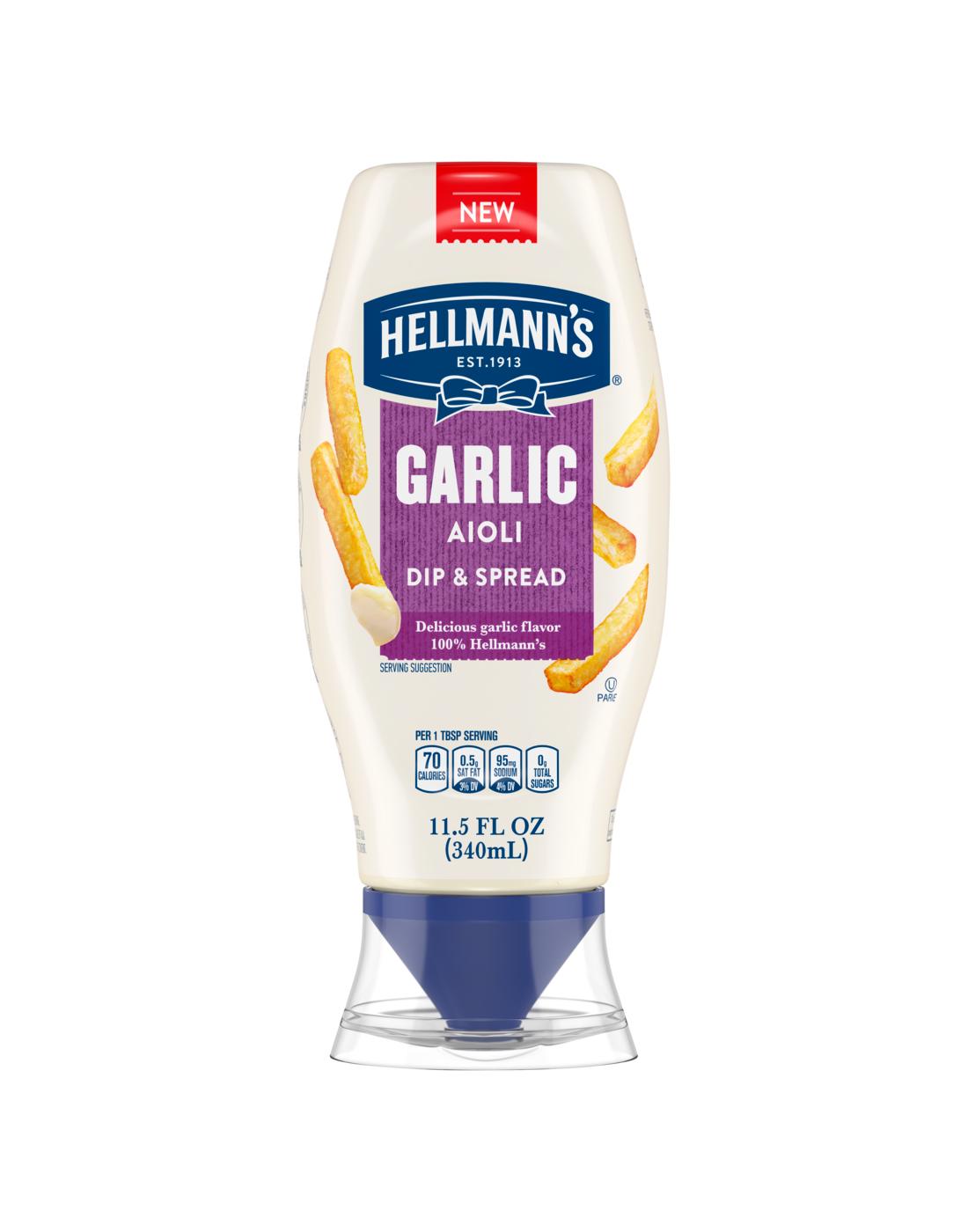 Hellmann's Garlic Aioli Dip & Spread; image 1 of 2
