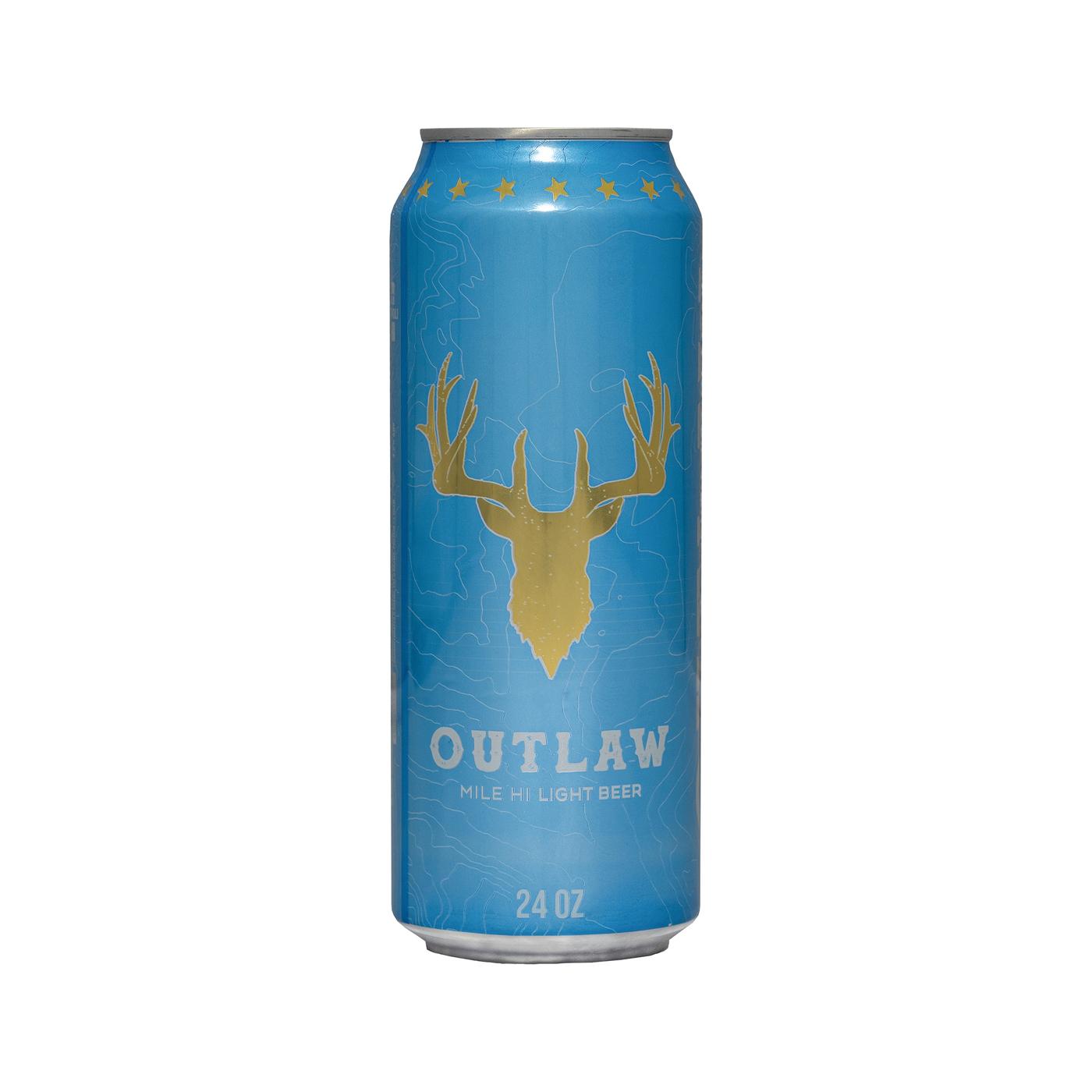 Outlaw Light Beer Can; image 1 of 4