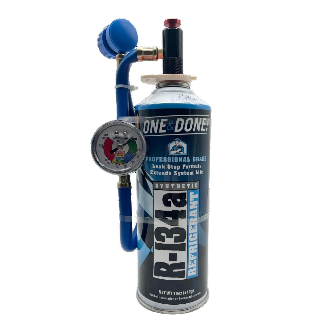 MVAC Refrigerant - 12oz Self-Sealing Can, Pack Of 6, For MVAC Use R134a