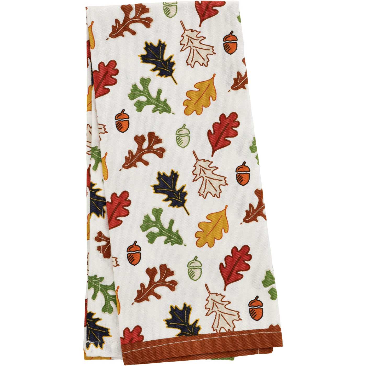 Destination Holiday Fall All Over Toss Leaves Kitchen Towel; image 1 of 2