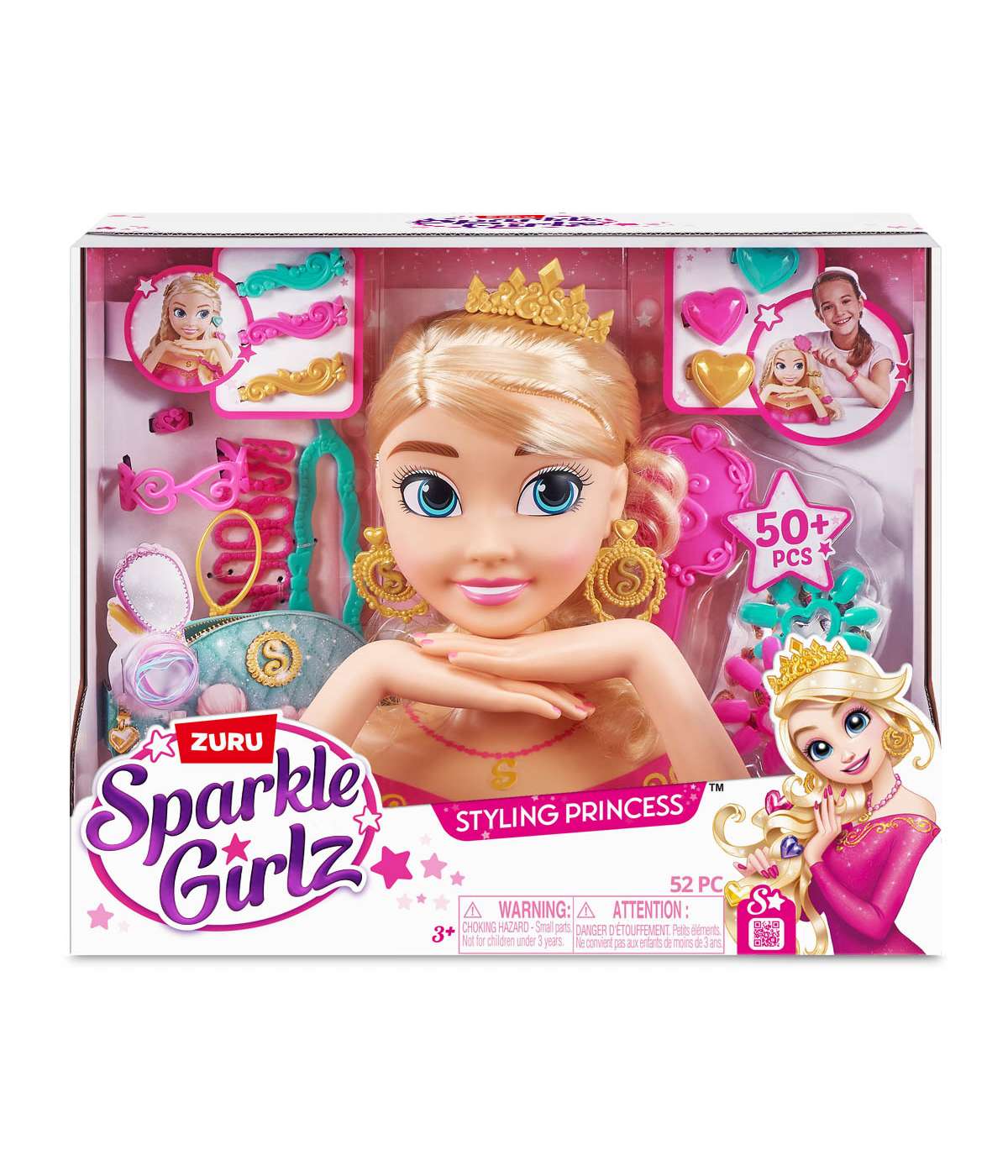 Zuru Sparkle Girlz Styling Princess Set - Blonde; image 1 of 4