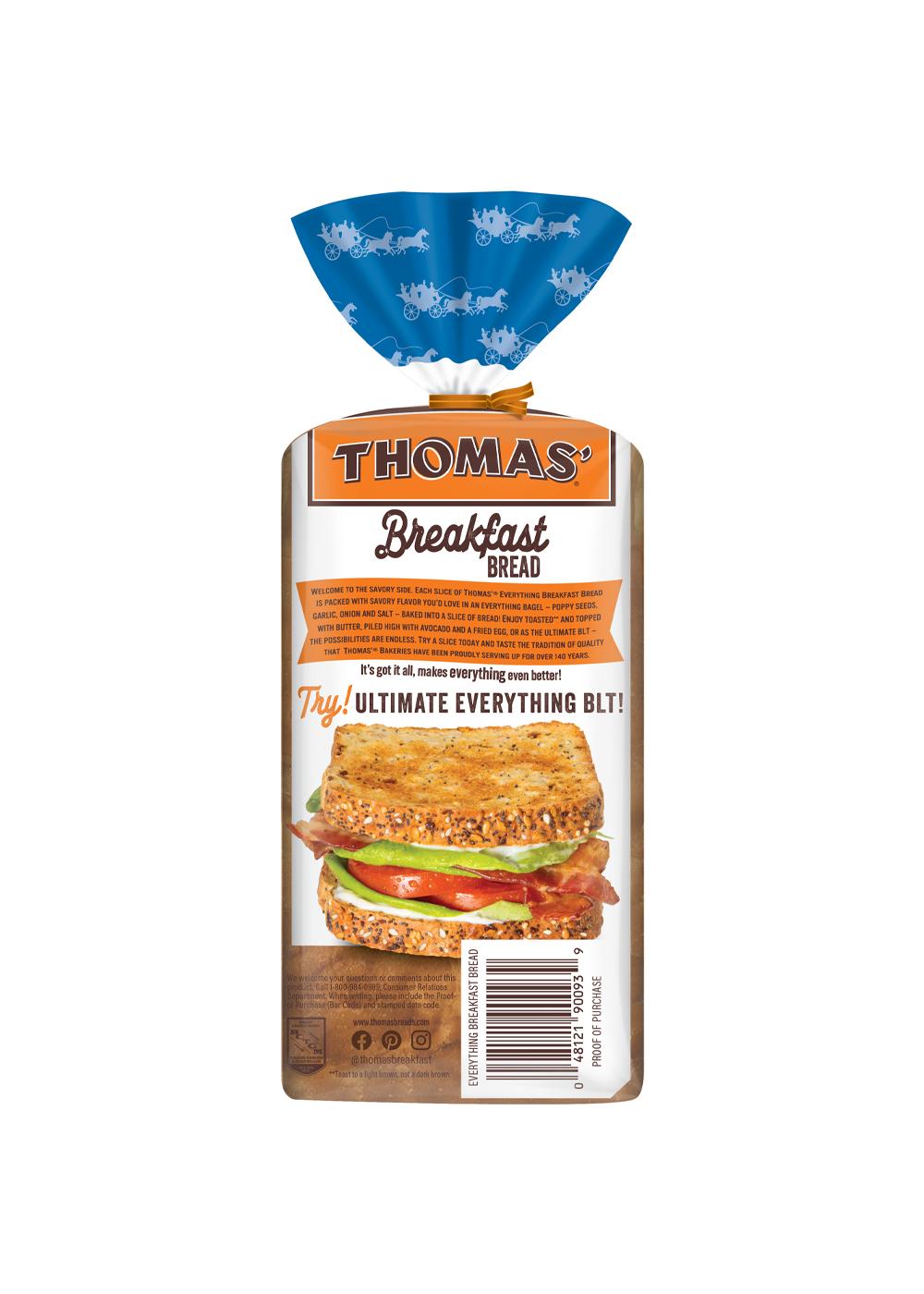 Thomas' Everything Breakfast Bread; image 2 of 4