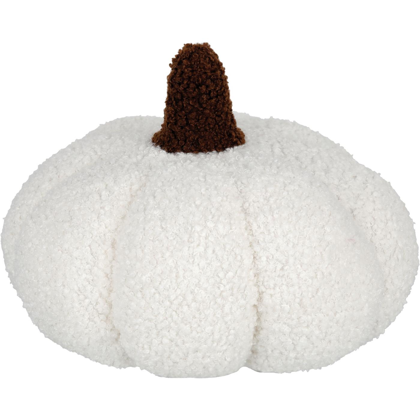 Destination Holiday Fall Pumpkin Throw Pillow - White; image 1 of 2