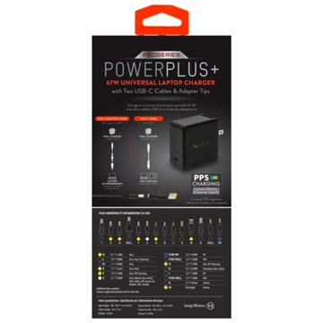 Helix ProSeries PowerPlus 65-Watt Universal Laptop Charger