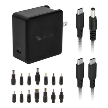 Helix ProSeries PowerPlus 65-Watt Universal Laptop Charger