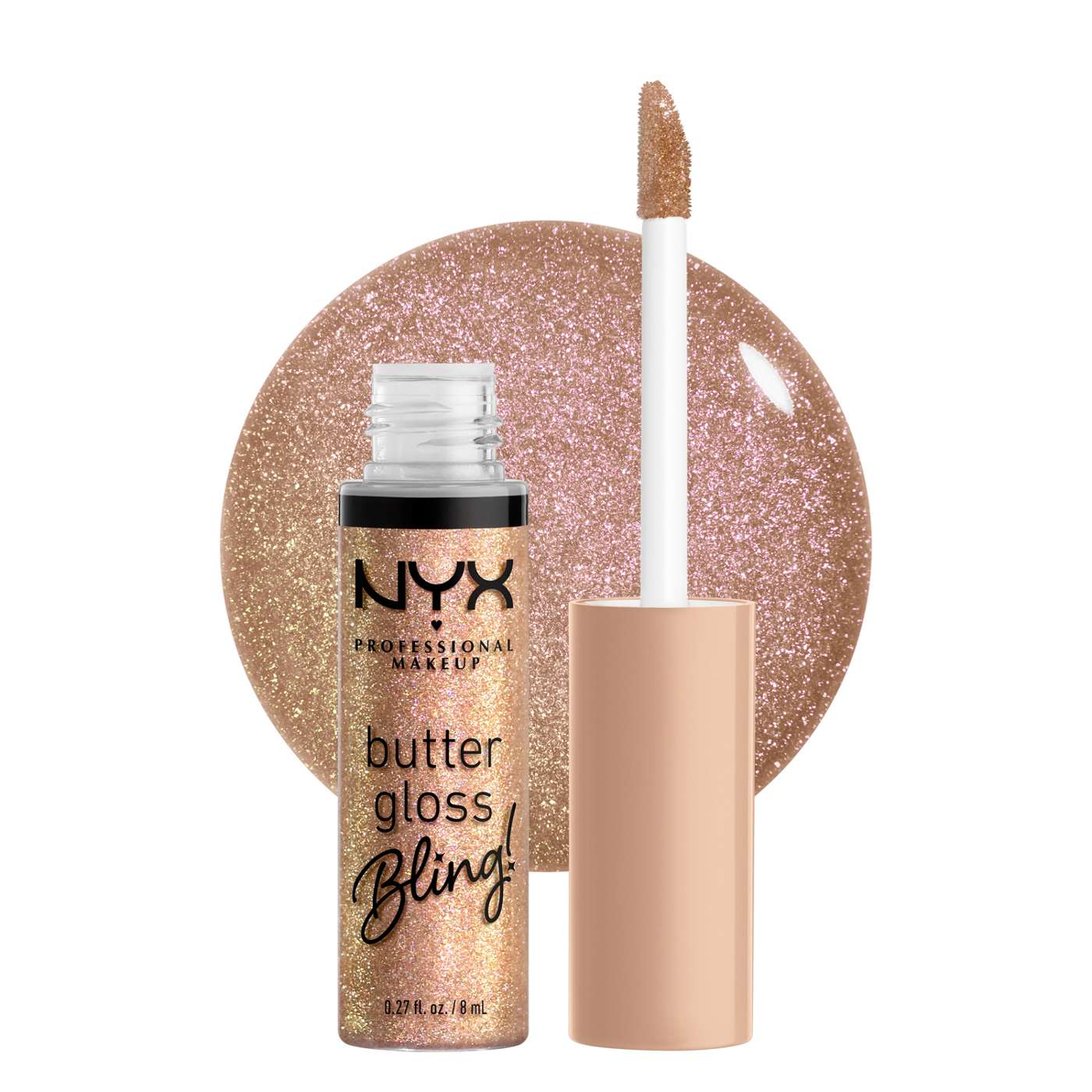 NYX Butter Gloss Bling! - Bring The Bling; image 3 of 5