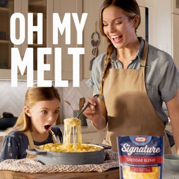 Kraft Signature Thick Shreds Cheddar Blend Cheese