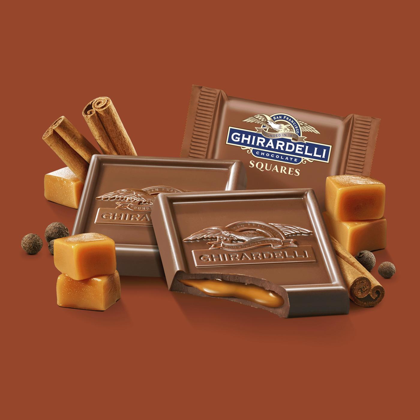 Ghirardelli Milk Chocolate Pumpkin Spice Caramel Squares; image 6 of 6