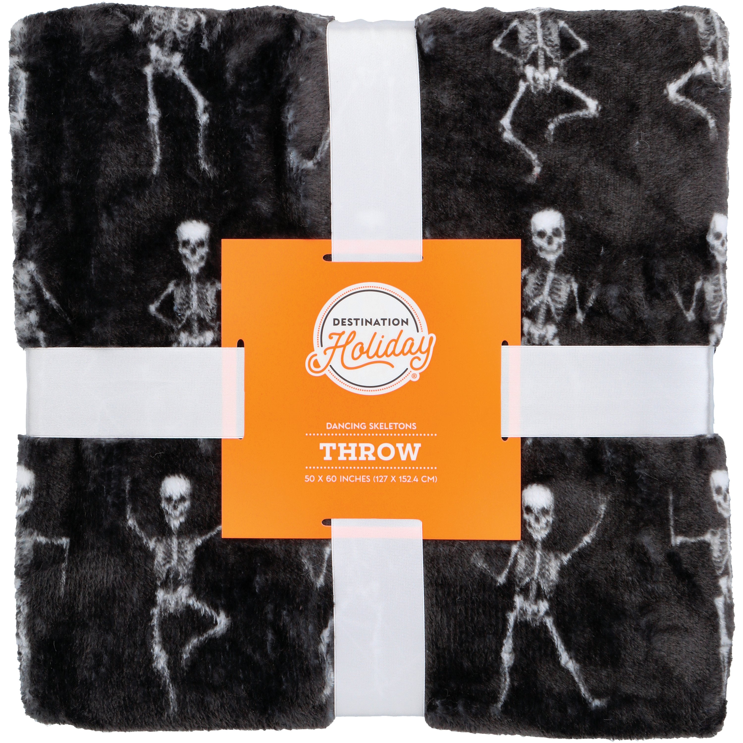 Skeleton Dancing Halloween Blanket