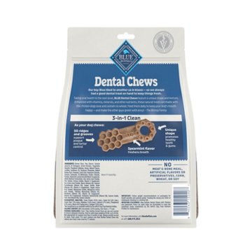 Blue Buffalo Dental Chews Chicken & Spearmint Medium Dog Treats, 14 ct