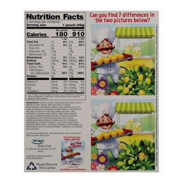 Little Debbie Spring Mini Lemon Muffins Pouches, 5 ct