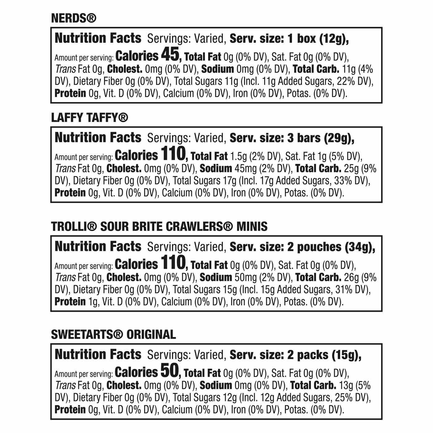 Nerds, SweeTARTS, Trolli, & Laffy Taffy Assorted Halloween Candy; image 2 of 2