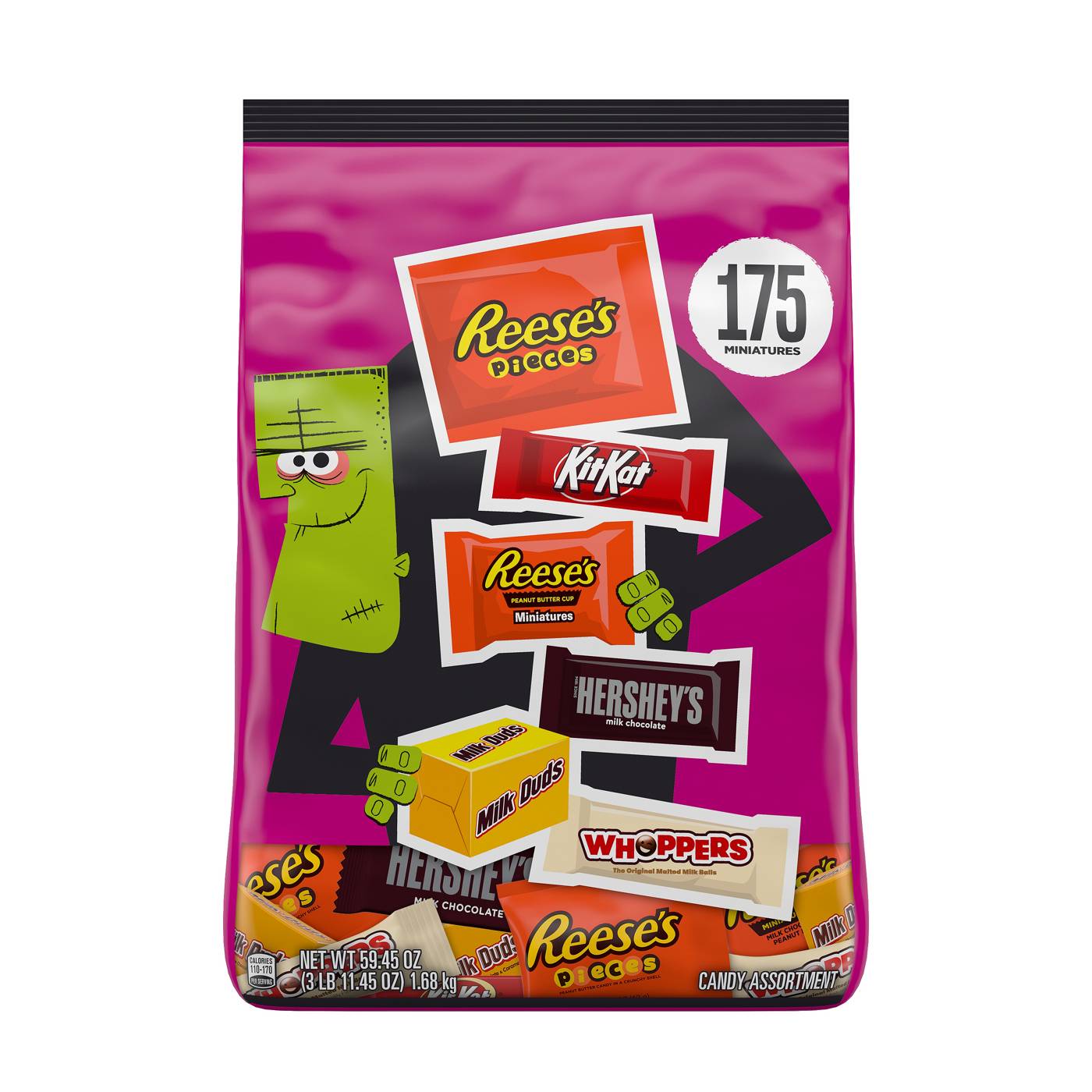 Hershey's, Reese's, Kit Kat, Whoppers, & Milk Duds Assorted Chocolate Halloween Candy; image 1 of 3