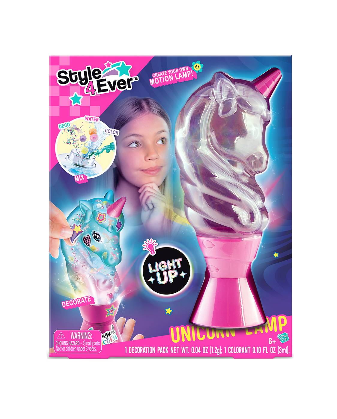 Style 4 Ever DIY Unicorn Mood Lamp Kit; image 1 of 9