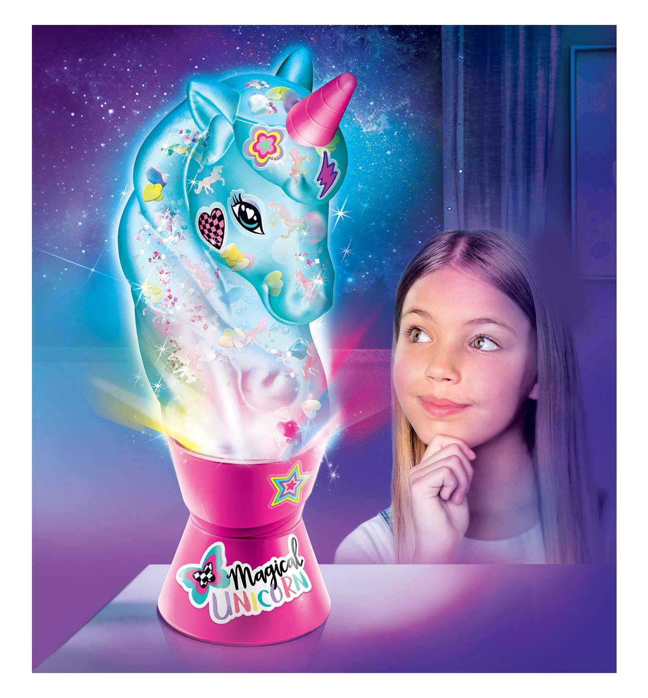 Style 4 Ever DIY Unicorn Mood Lamp Kit; image 9 of 9