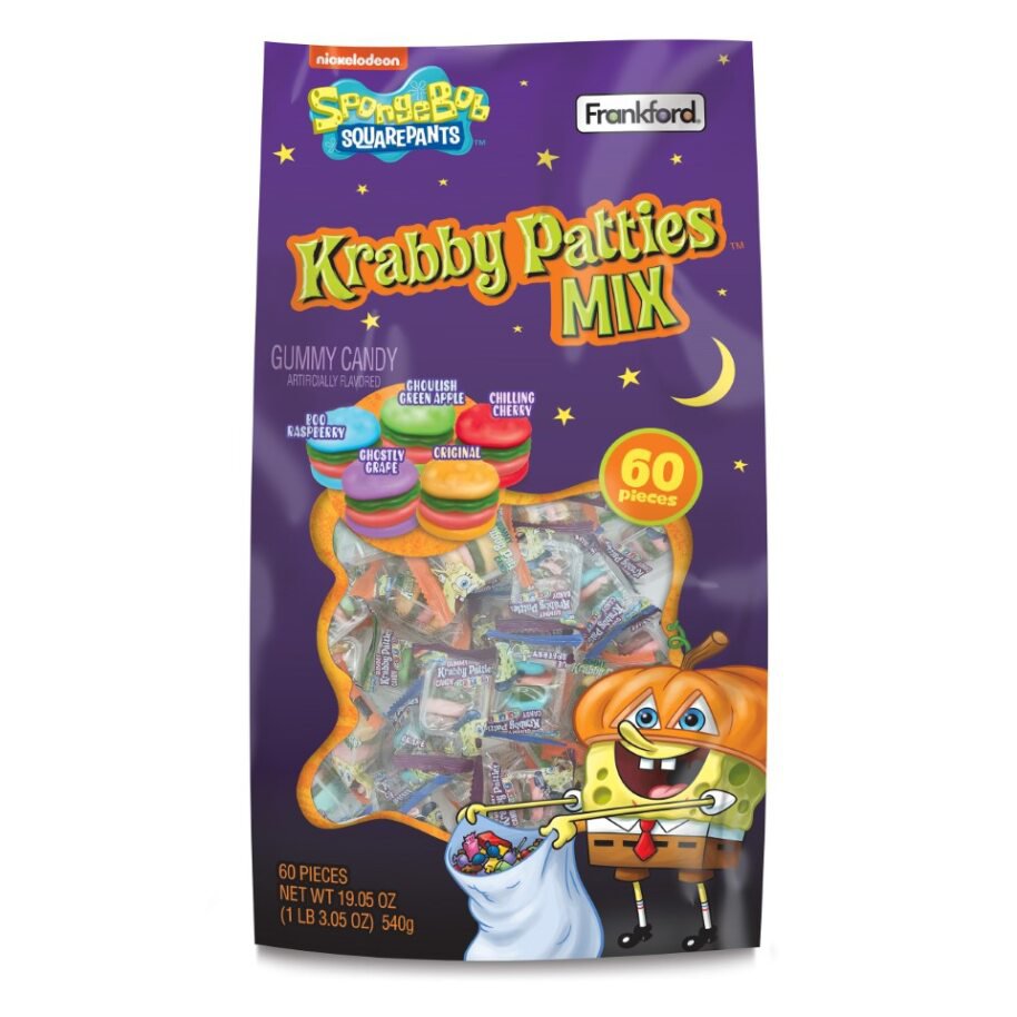 Frankford SpongeBob SquarePants Krabby Patties Mix Halloween Candy