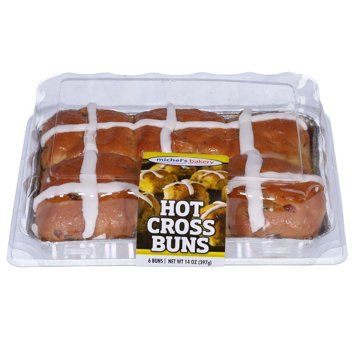 Crown Bakeries Hot Cross Buns, 14 oz