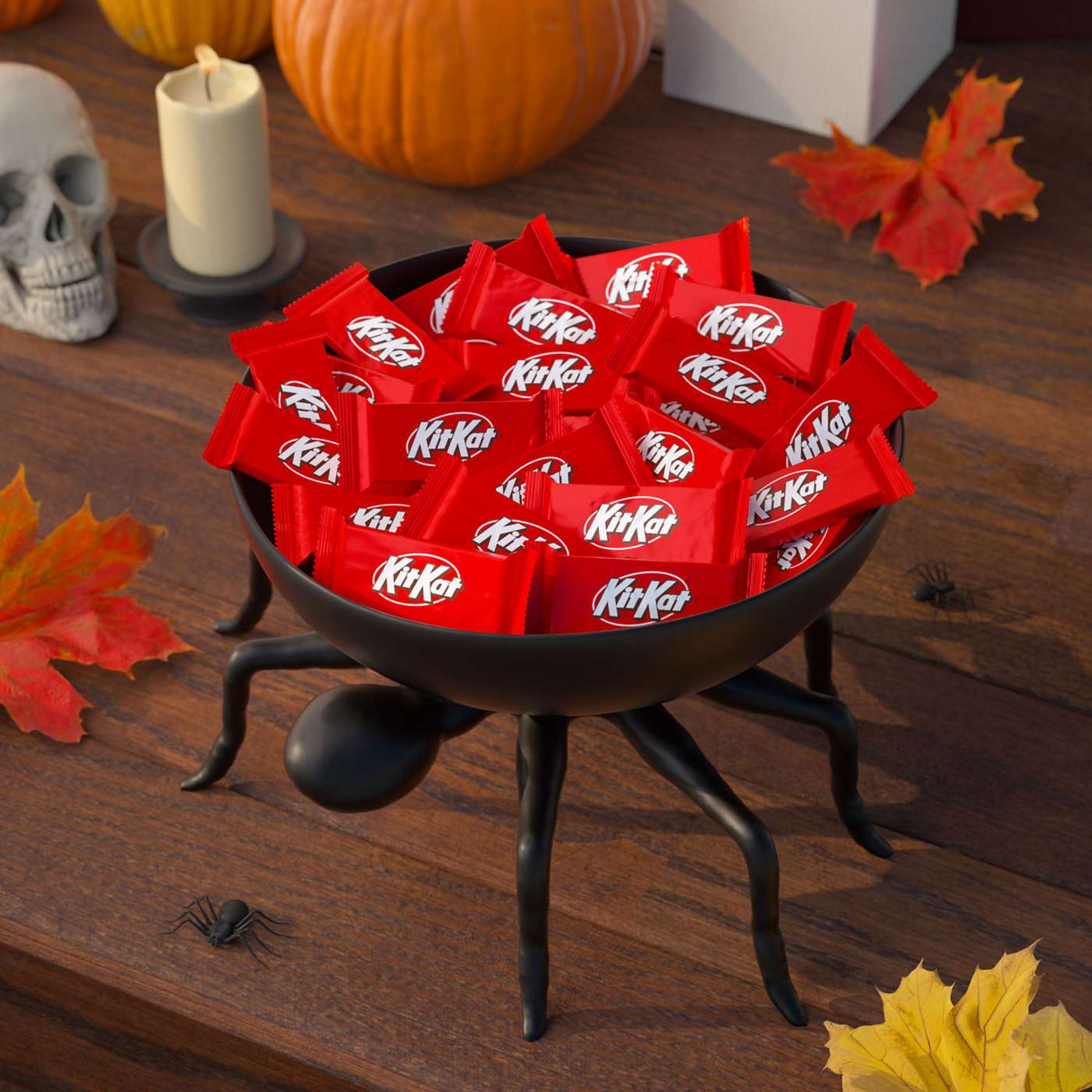 Kit Kat Milk Chocolate Wafer Snack Size Halloween Candy; image 4 of 5