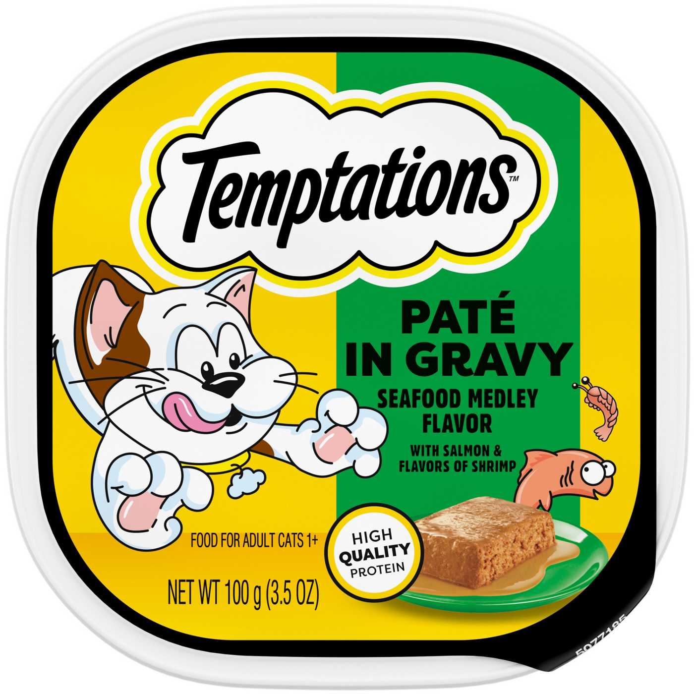 Temptations Pate In Gravy Seafood Medley Wet Cat Food; image 1 of 3