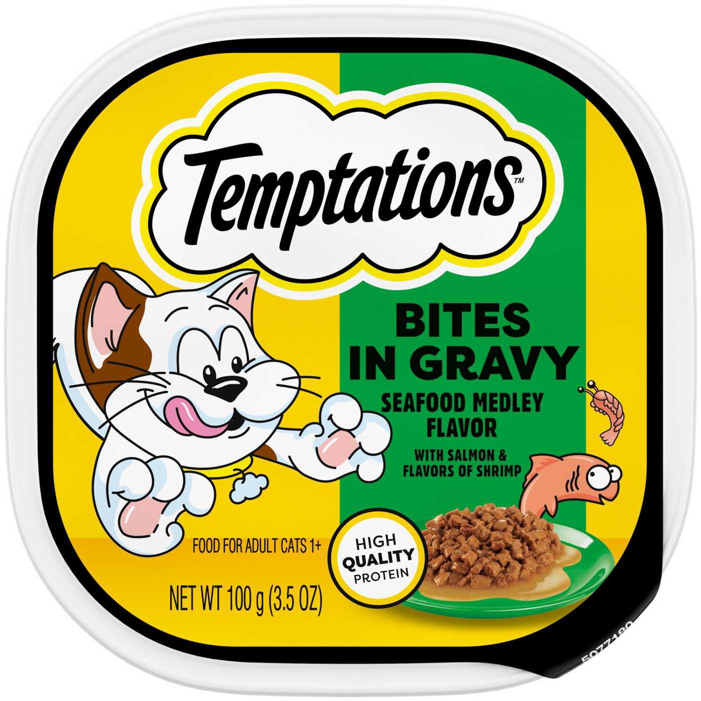 Temptations Bites In Gravy Seafood Medley Wet Cat Food; image 1 of 3