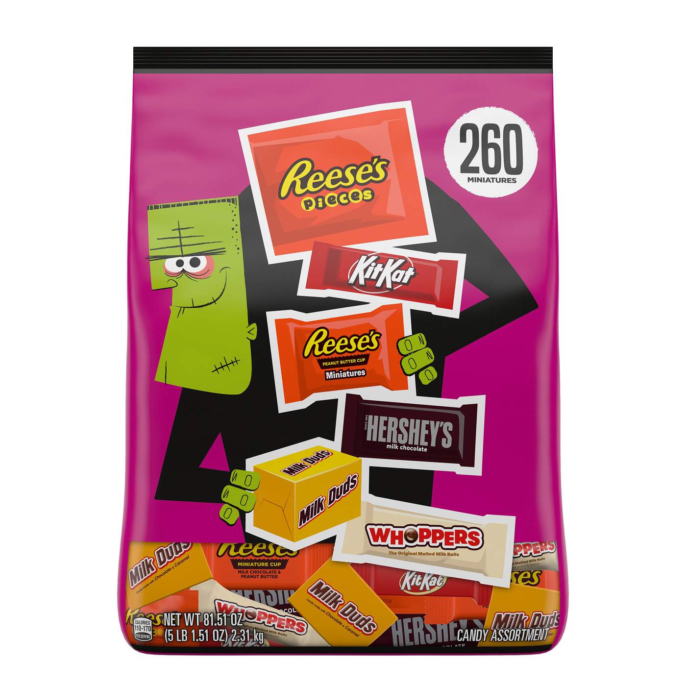 Hershey's, Reese's, Kit Kat, Whoppers, & Milk Duds Assorted Halloween Candy; image 1 of 3