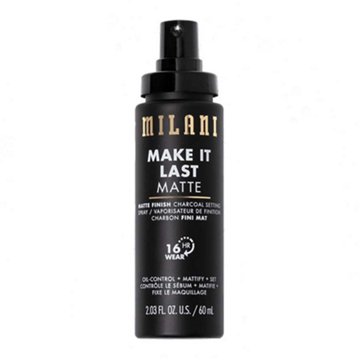 Milani Make It Last Matte - Matte Finish Charcoal Setting Spray Jumbo Size, 6 oz