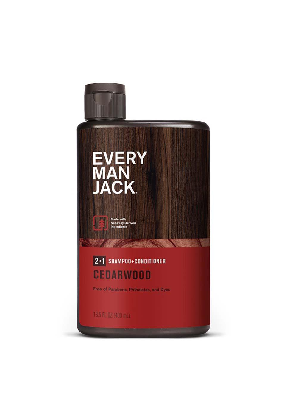 Every Man Jack 2 In 1 Shampoo + Conditioner - Cedarwood; image 1 of 2