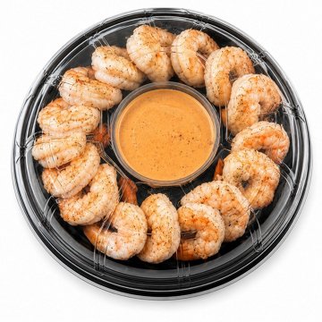 H-E-B Fish Market Grilled Shrimp Cocktail & Blackened Sauce, 8 oz