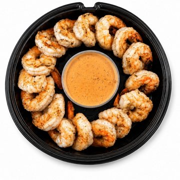 H-E-B Fish Market Grilled Shrimp Cocktail & Blackened Sauce, 8 oz