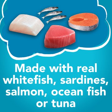 Friskies Purina Wet Cat Food Variety Pack - Fish-A-Licious Extra Gravy, Prime Filets and Tasty Treasures