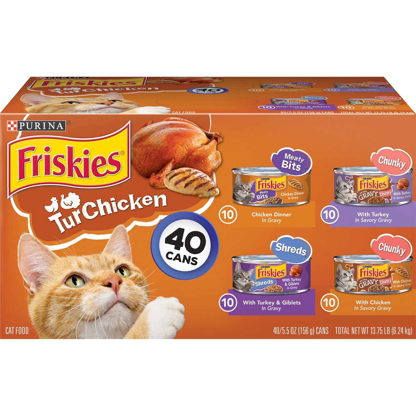 Friskies Gravy Wet Cat Food Variety Pack, Tur Chicken; image 1 of 9