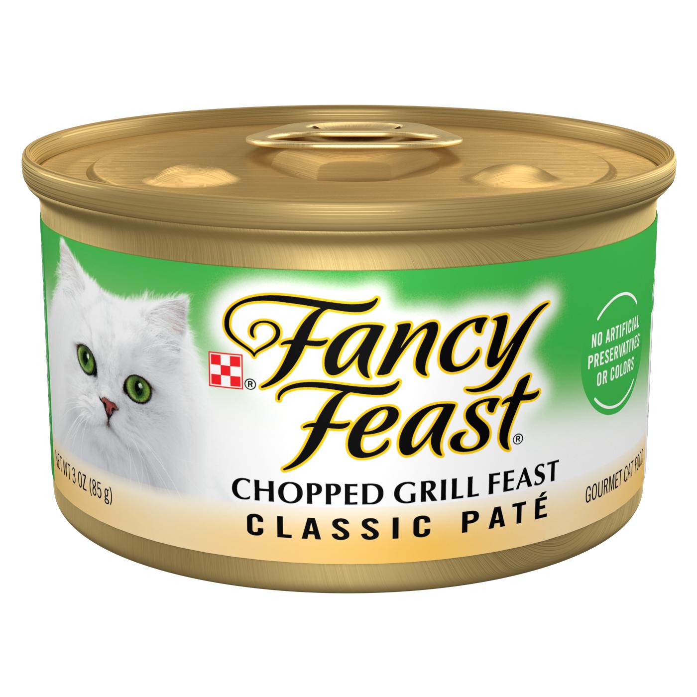 Fancy Feast Chopped Grill Feast Pate Wet Cat Food; image 1 of 8