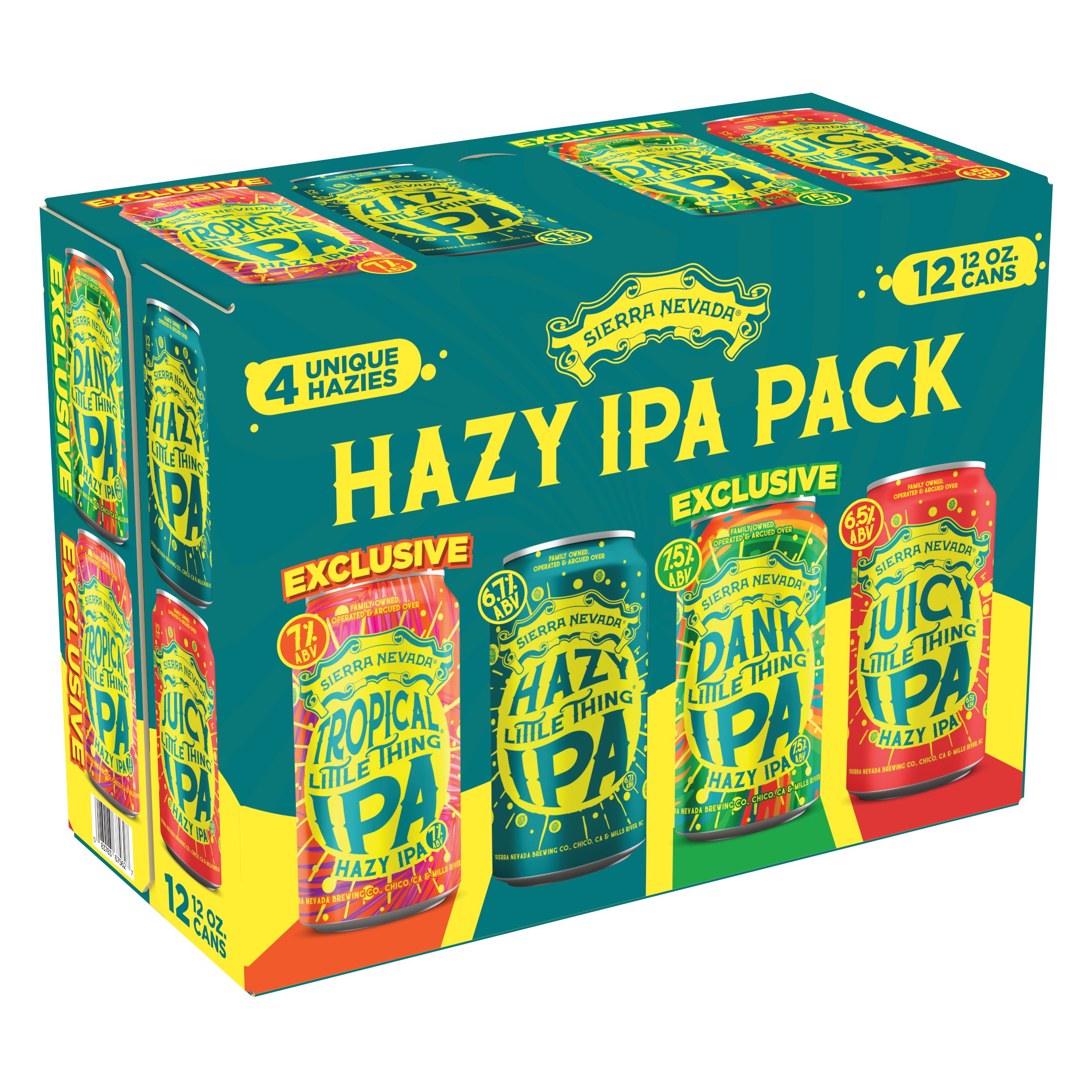 Sierra Nevada Hazy IPA Variety Pack 12 pk Cans - Shop Beer at H-E-B