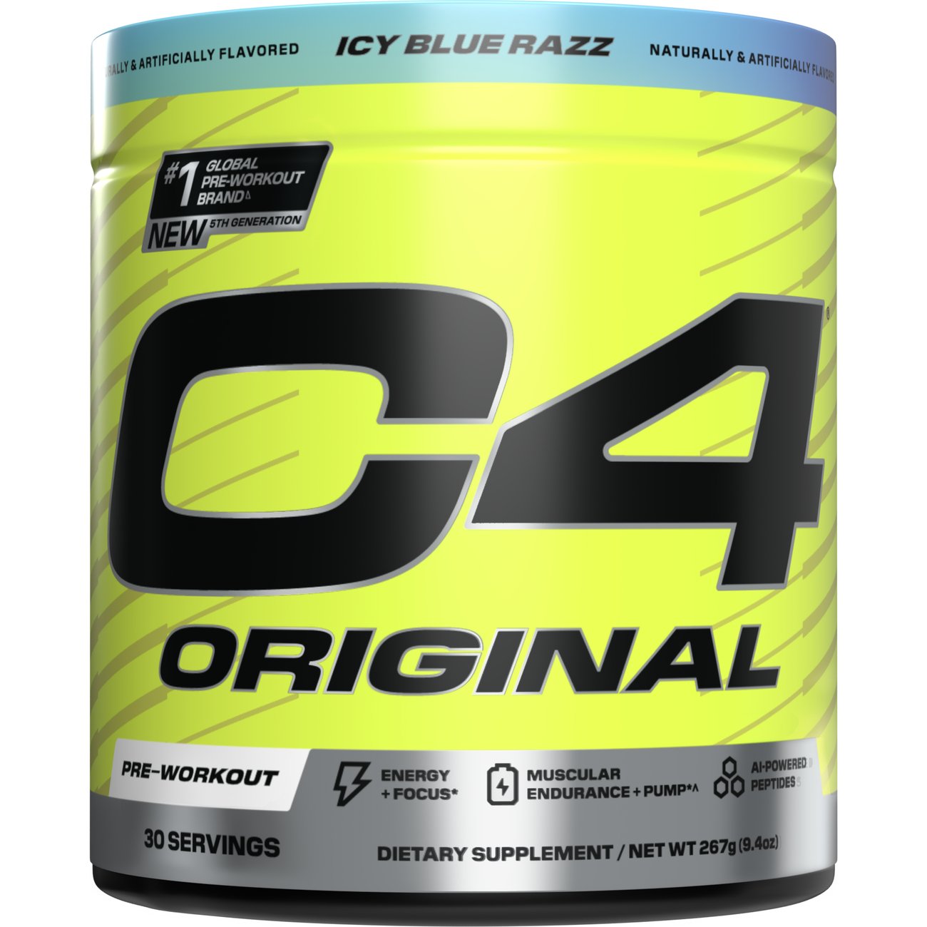 C4 Original Pre-Workout - Icy Blue Razz - Shop Diet & fitness at H-E-B