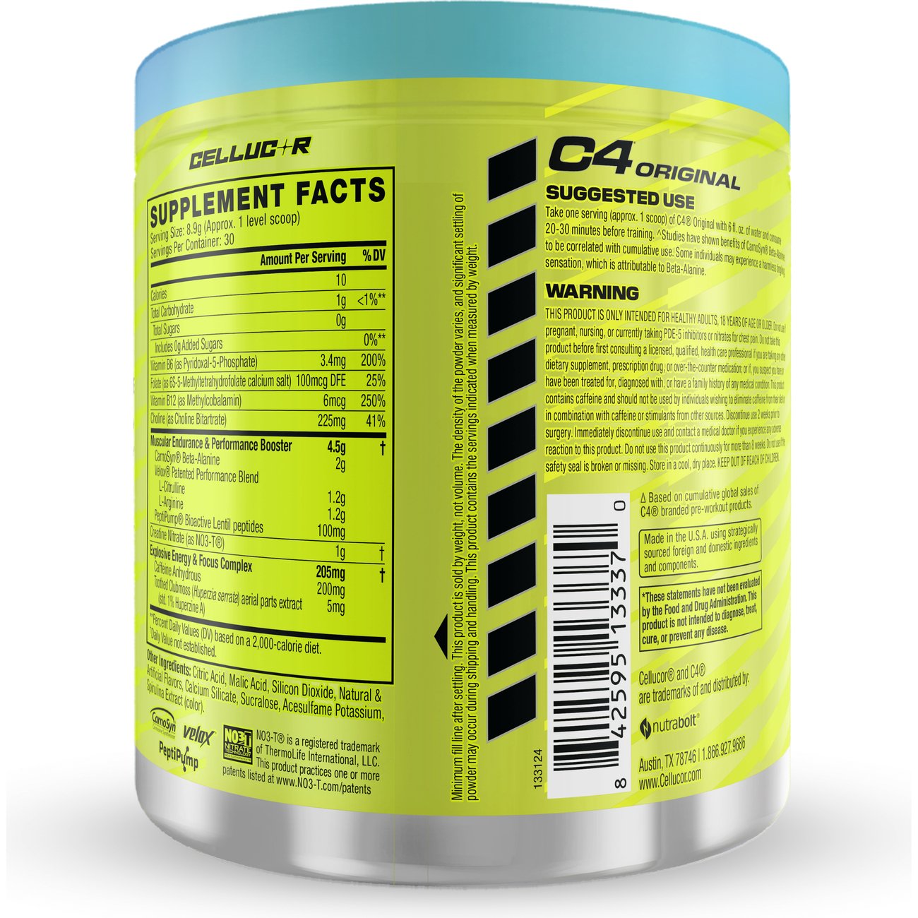 C4 Original Pre-Workout - Icy Blue Razz - Shop Diet & fitness at H-E-B