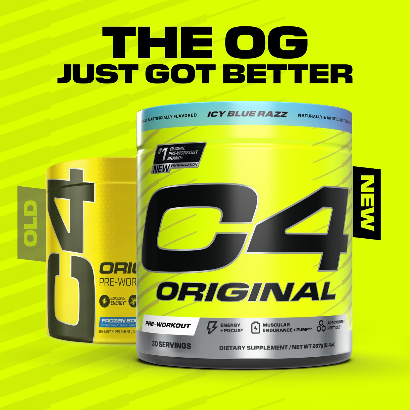 Cellucor C4 Original Pre-Workout - Icy Blue Razz; image 2 of 5