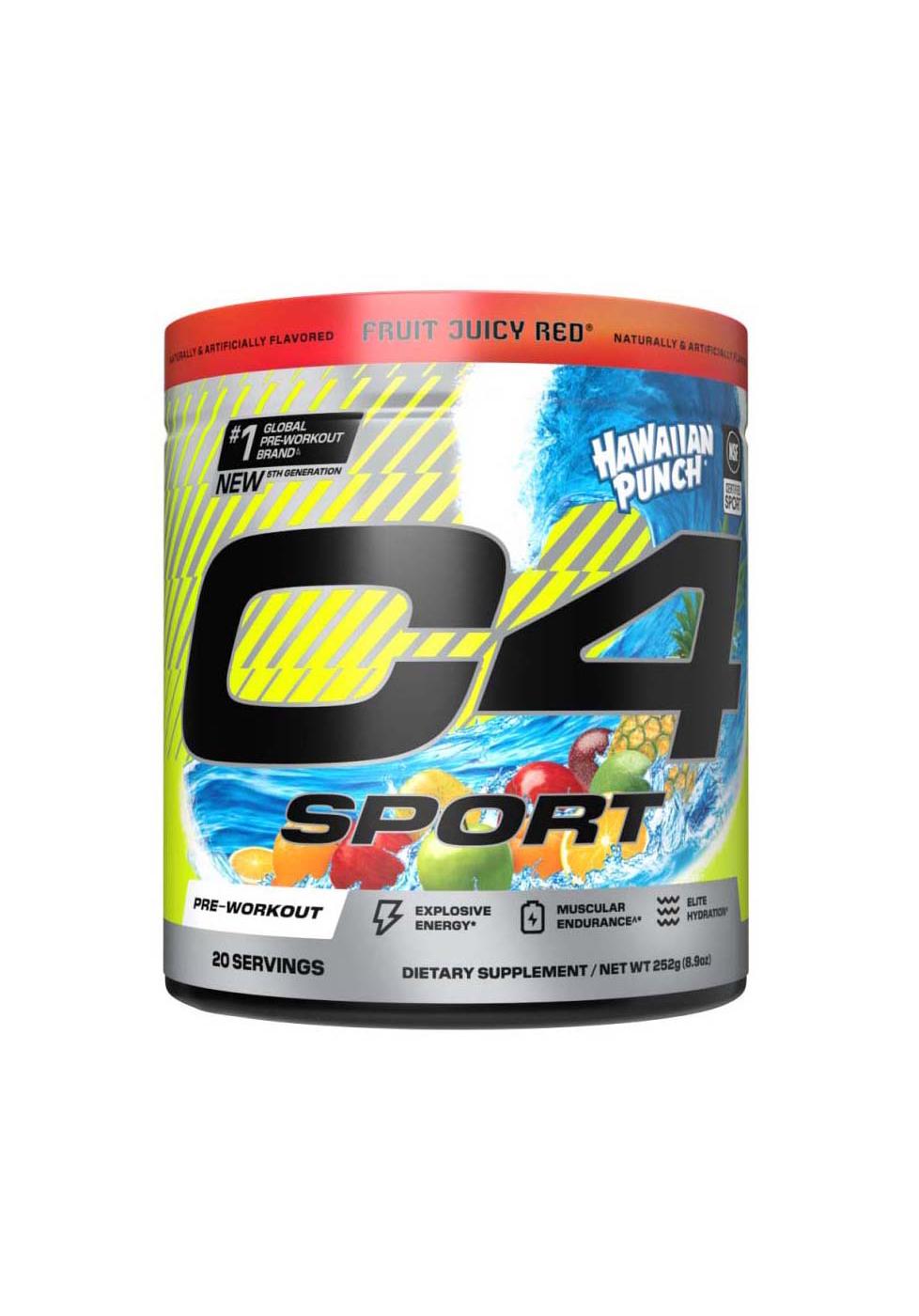 Cellucor C4 Sport Pre-Workout - Hawaiian Punch Fruit Juicy Red; image 1 of 12