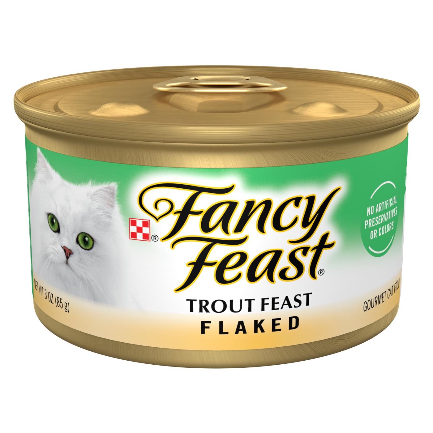 Fancy Feast Trout Feast Flaked Wet Cat Food; image 1 of 6