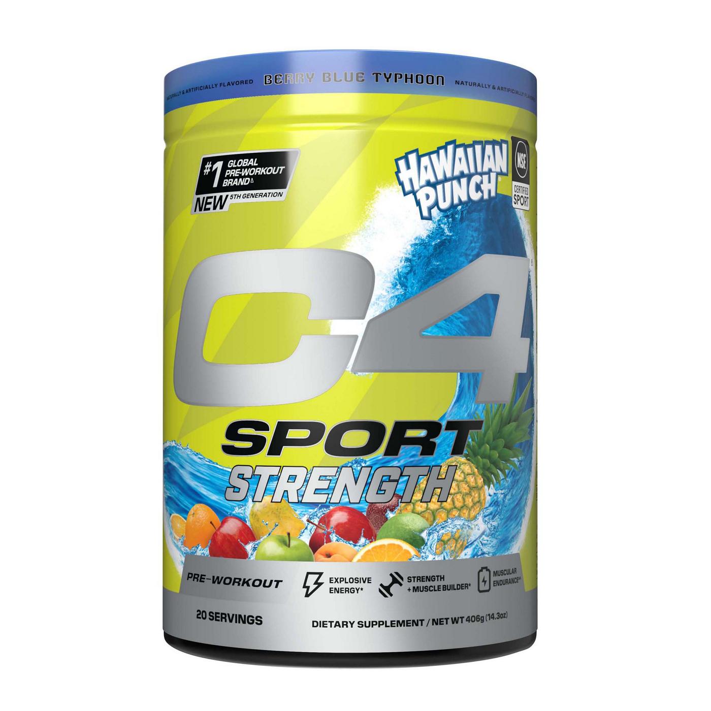 Cellucor C4 Sport  Pre-Workout - Hawaiian Punch Blue Typhoon; image 1 of 8
