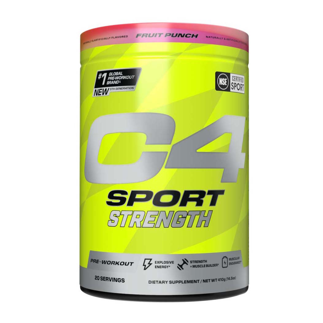 C4 Sport PreWorkout Strength Fruit Punch Shop Diet & fitness at HEB