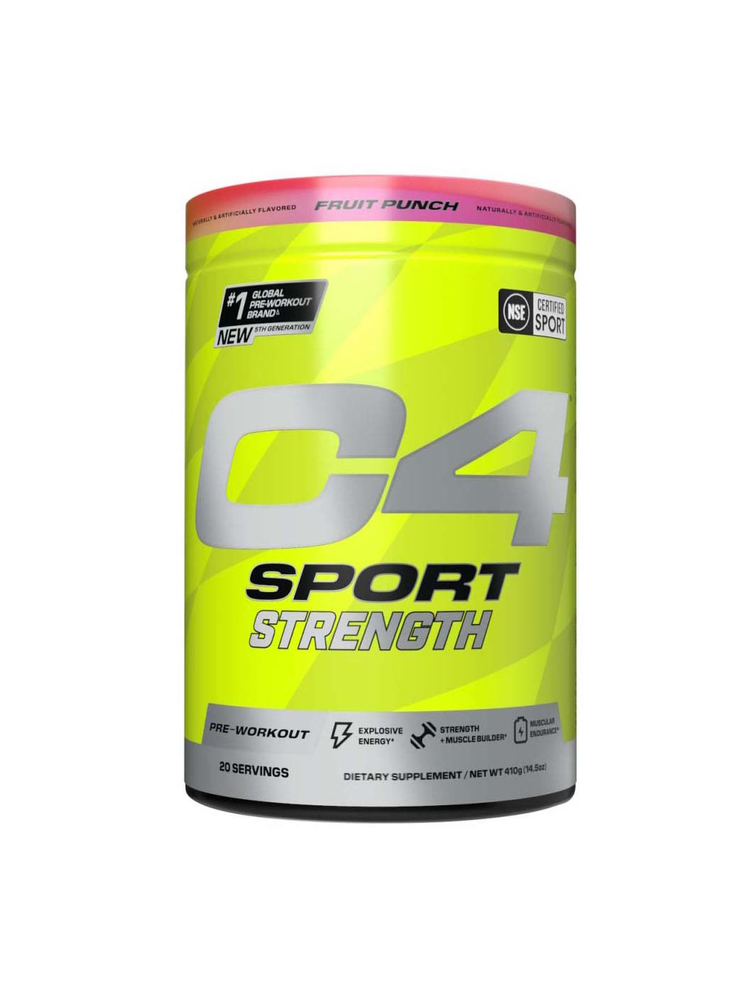 Cellucor C4 Sport Pre-Workout Strength Fruit Punch; image 1 of 8