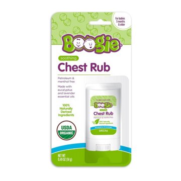 Boogie Soothing Chest Rub - Eucalyptus & Lavender, 0.49 oz